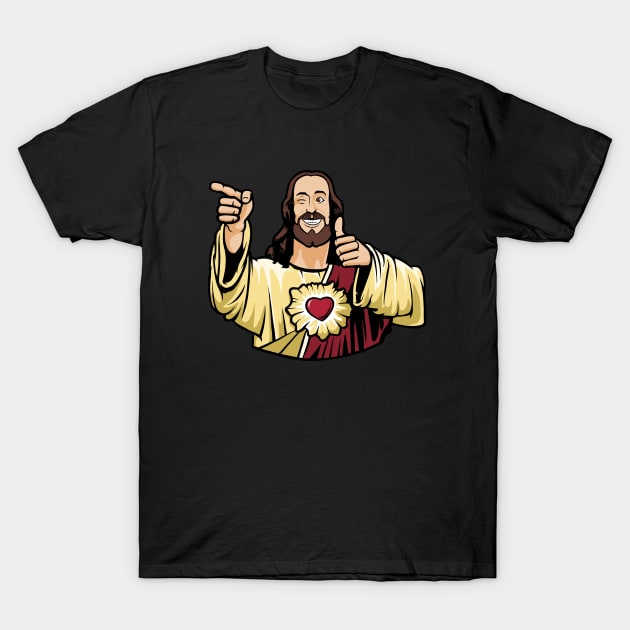 Buddy Christ T-Shirt by valentinahramov
